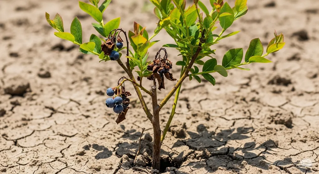 地植えのブルーベリーが枯れる原因イメージ