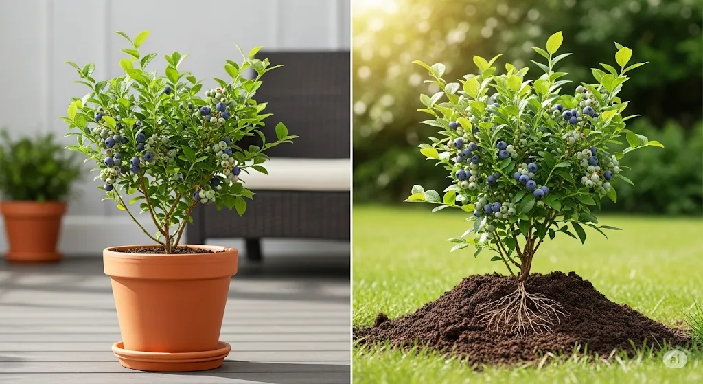 地植えのブルーベリーが枯れる原因イメージ