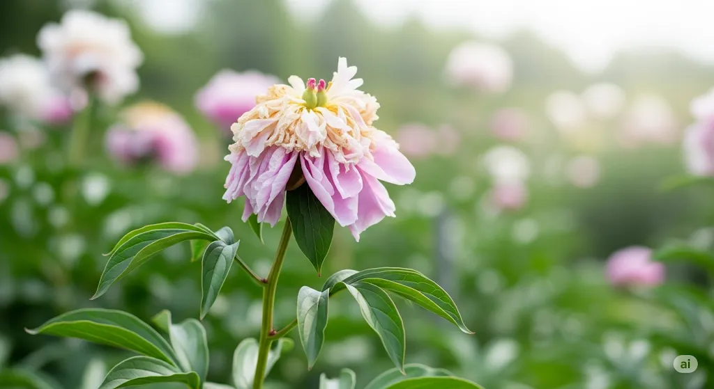 芍薬を庭に植えてはいけないイメージ