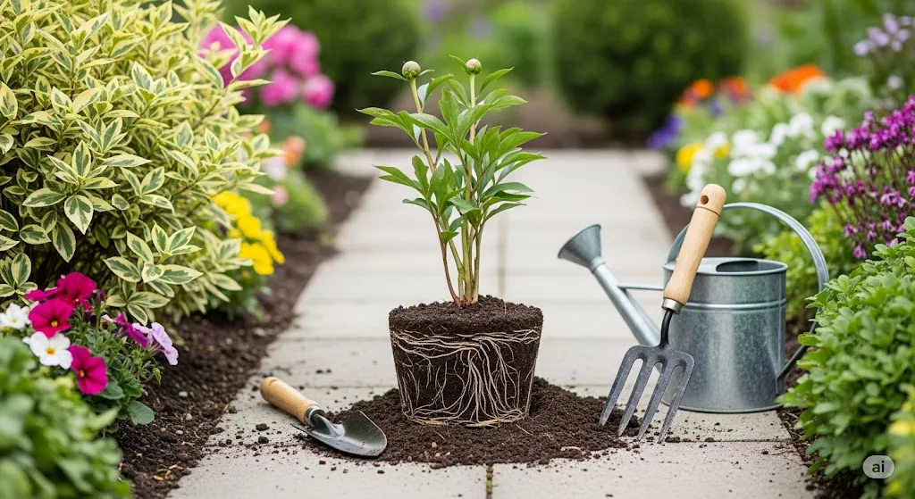 芍薬を庭に植えてはいけないイメージ