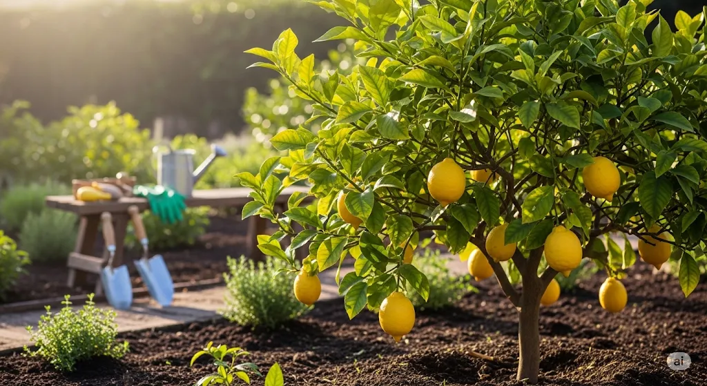 レモンの木を庭に植えてはいけない？イメージ
