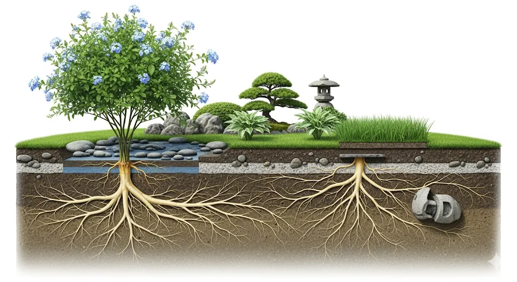 ルリマツリは植えてはいけない？イメージ