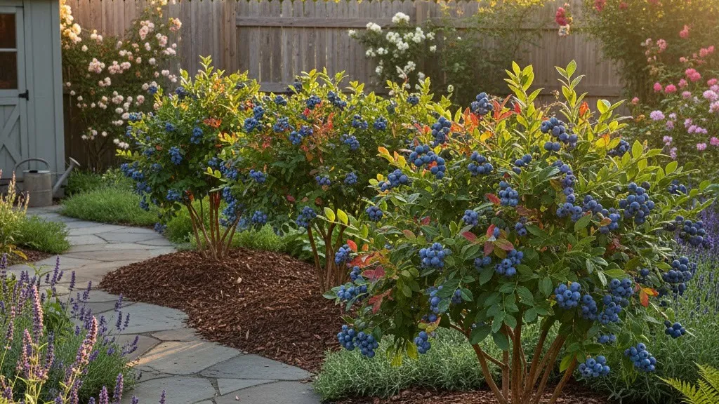 ブルーベリーを庭木にして後悔イメージ