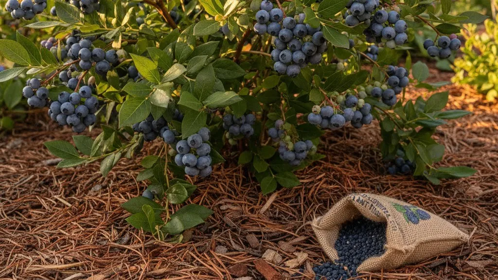 ブルーベリーを庭木にして後悔イメージ