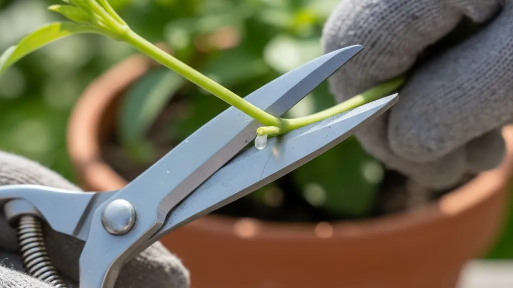 ブルースターの伸びすぎを防ぐ育て方イメージ